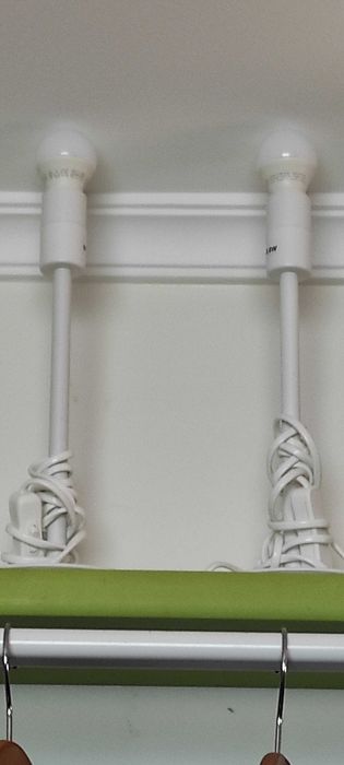 Par de pé de candeeiros