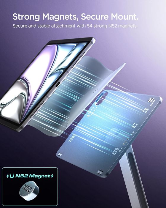 Магнітна бездротова зарядна підставка Spigen для IPad Mag Fit