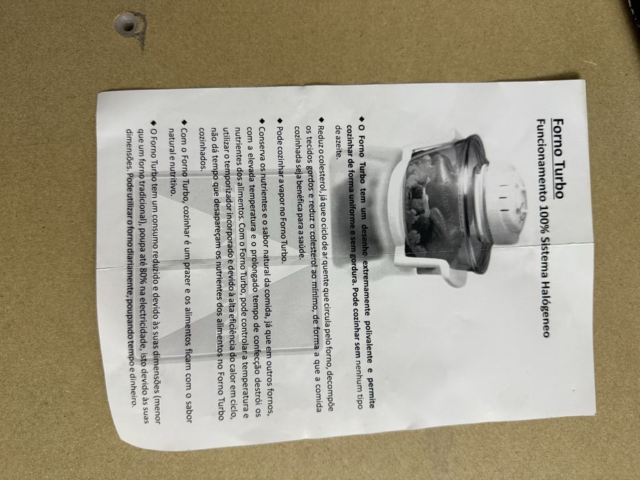 Forno de Convecçao Novo