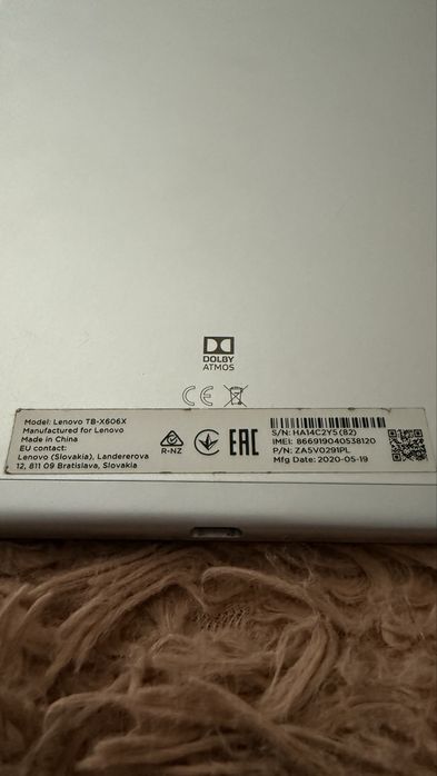 Tablet LENOVO TB- X606X  na części zamienne