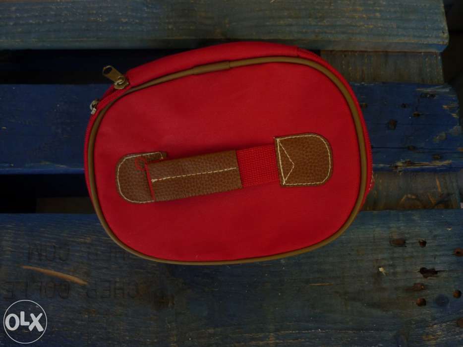 Vintage / Bolsa / Estojo / Pele / Rádio + Bolsa tecido Toilette