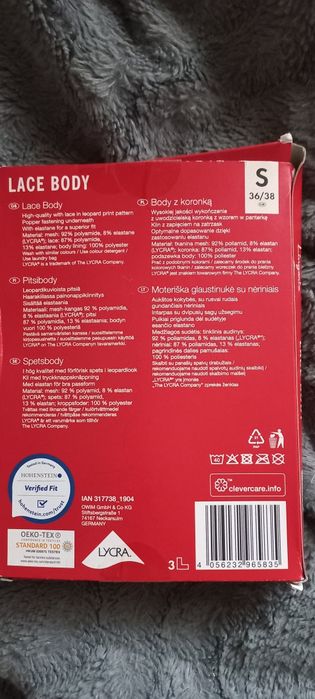 Body Esmara S 36/38
