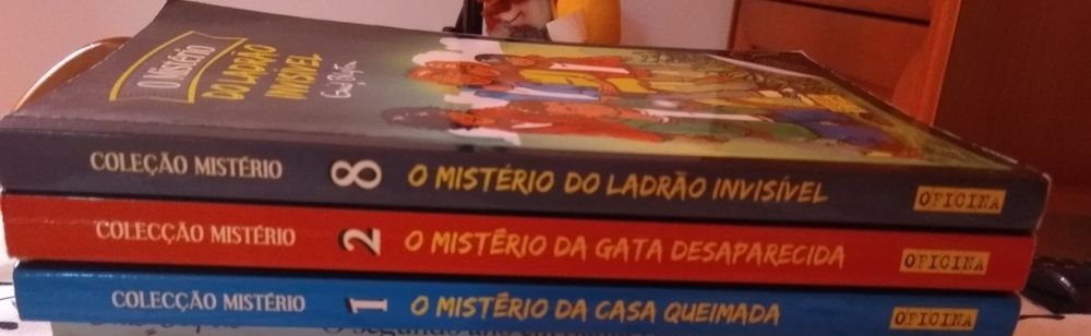 Livros da "Coleção Mistério"