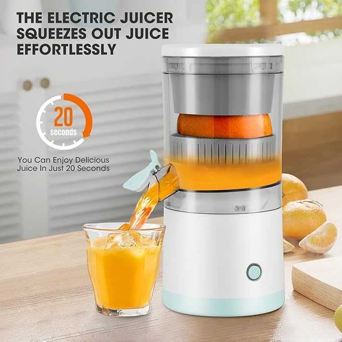 Wyciskarka obrotowa do cytrusów 45w mocna bezprzewodowa usb C 554