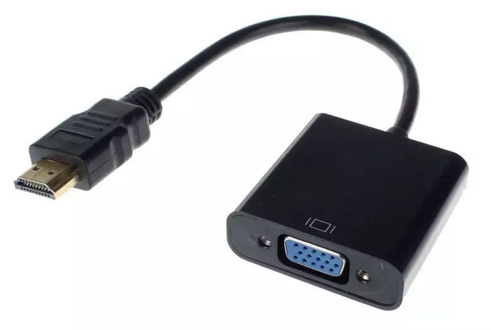 Conversor HDMI para VGA com ou sem AUDIO som NOVO64586293874179121