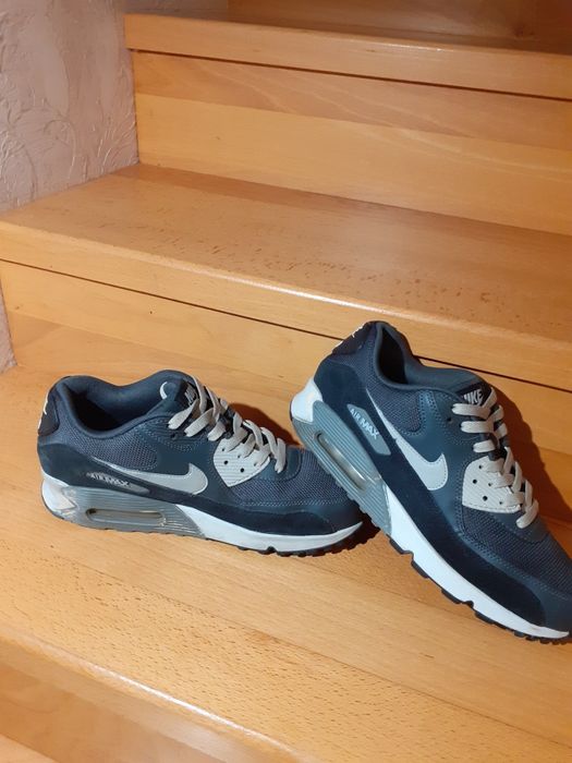 Кросівки  чоловічі Nike Air Max 90 Essential чорно-сірі