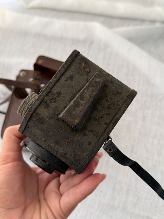 Câmara Lumière Lux Box Anos 50 + Bolsa Couro