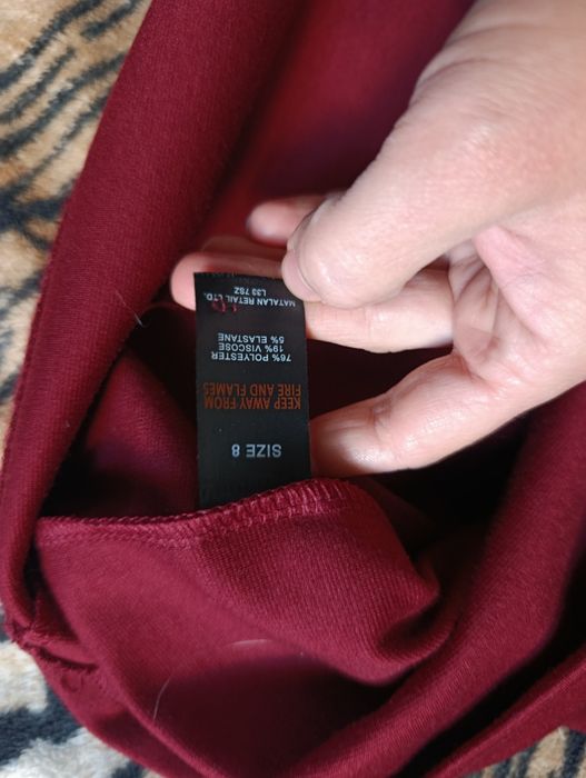 плаття бордо розмір s matalan
