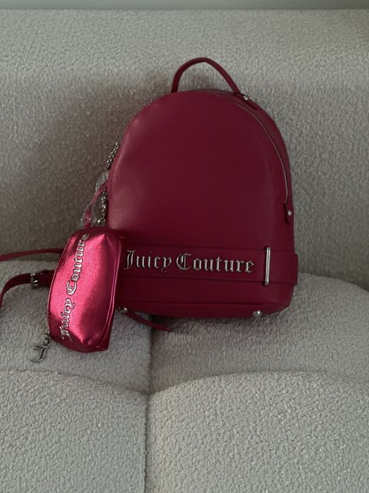 Juicy Couture рожева сумка рюкзак еко шкіра оригінал джусі кутюр