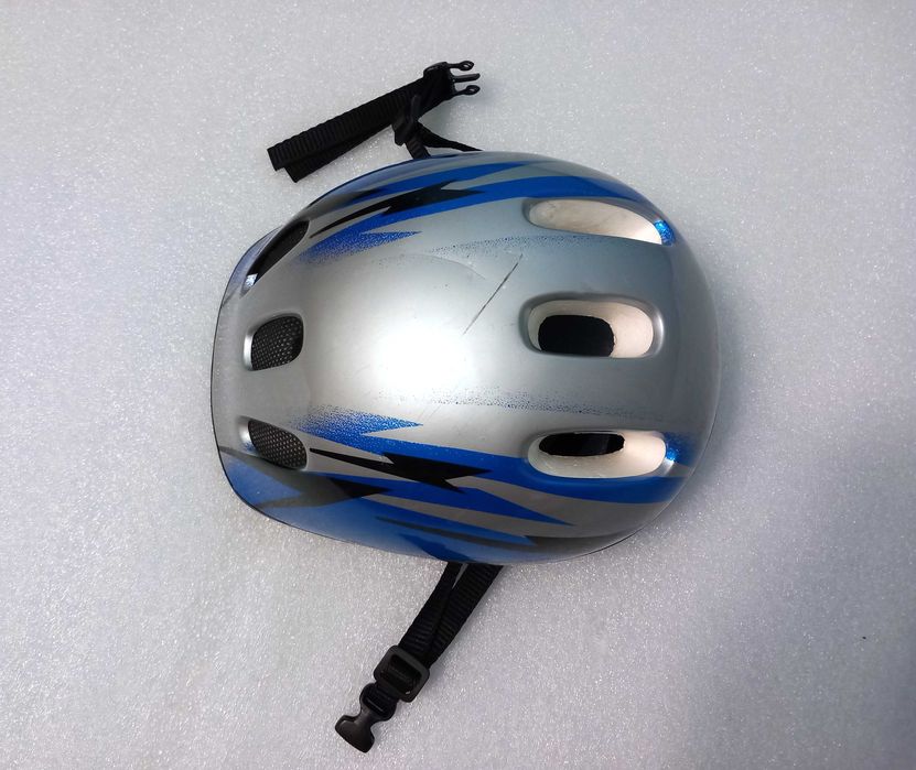 Kask dla dziecka 48-52 cm WORKER KIDDY srebrno-niebieski