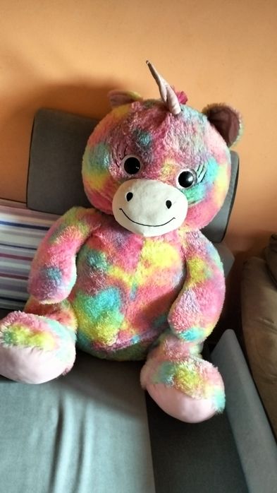 Duży pluszowy miś od,, Królowej z UK.