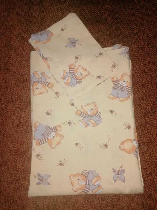 Pościel dziecięca, komplet 90x130 plus 40x60