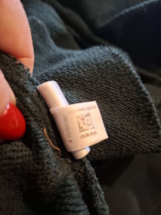 bluza zielona  Adidas męska S