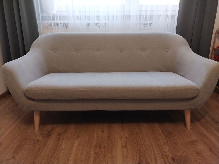 Kanapa sofa Jysk EGEDAL 2,5-miejscowa jasnoszara