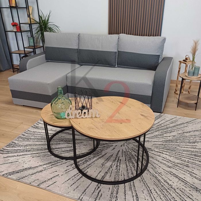 narożnik Darwin, sofa mały USB narożnik +gratis