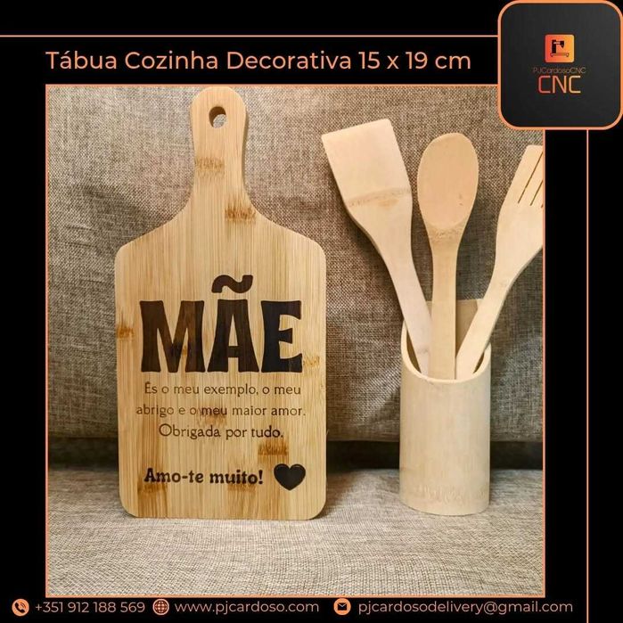 Tábua Cozinha Decorativa Personalizada
