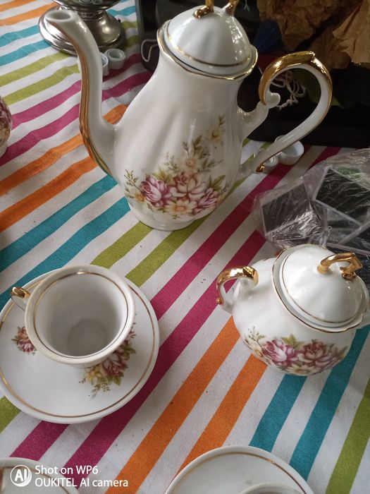 Zestaw kawowy z porcelany