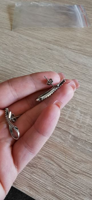 Kolczyki srebrne