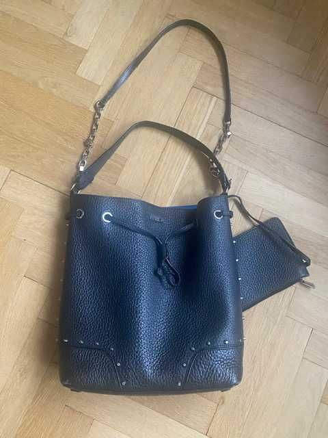 Torebka worek FURLA skórzana