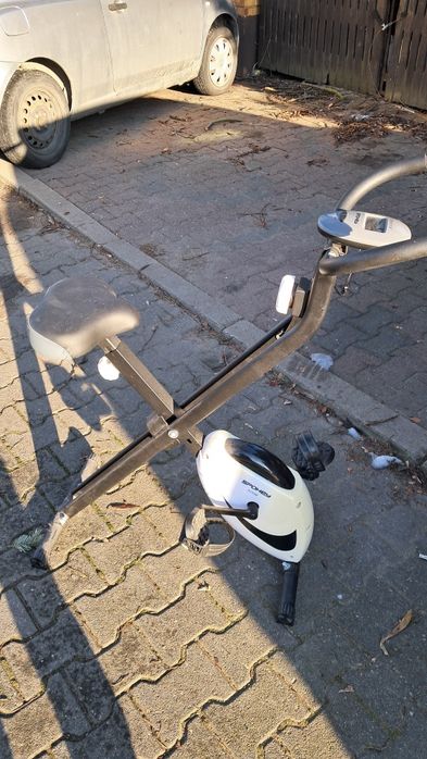 Rower treningowy stacjonarny składany rehabilitacjny