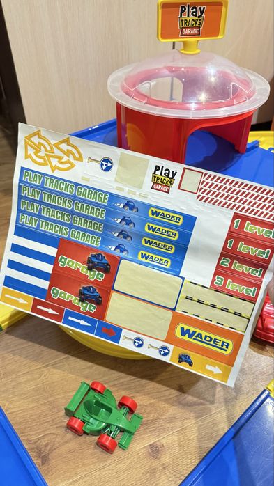 Дитячий паркінг 3 поверхи з дорогою 4 6 м Wader