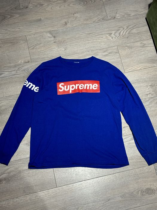 Supreme box logo  лонг слів розмір  L