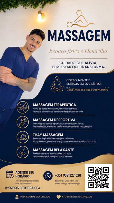 Massagens e Epilação a laser