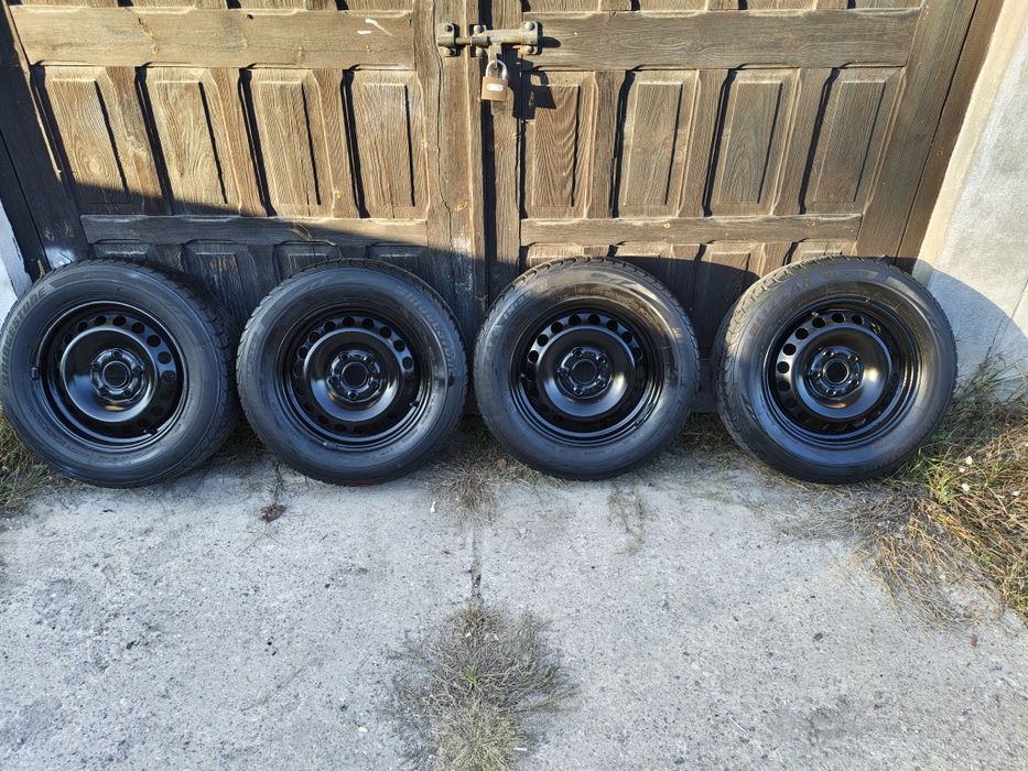 Koła stalowe R15 5x112 VAG (Golf, Caddy, Octavia) + Bridgestone 195/65 R15
