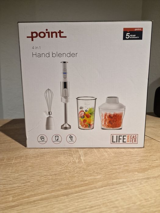 Занурювальний (ручний) блендер від бренду Point. Позначка «4 in 1»