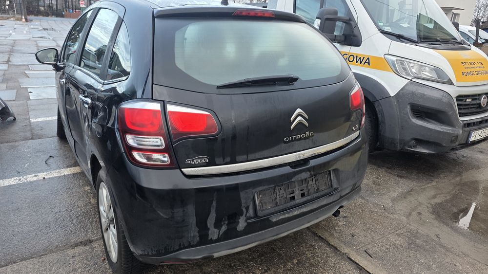 Zderzak tylny citroen c3 ii KTV