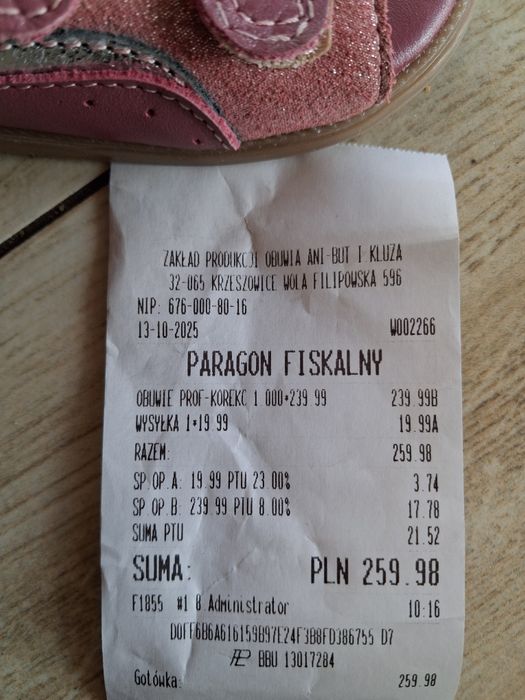 Buciki  profilaktyczne. Okazja