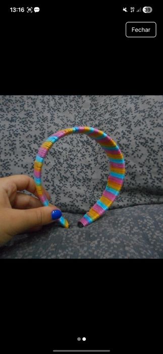 Bandolete feito em croché