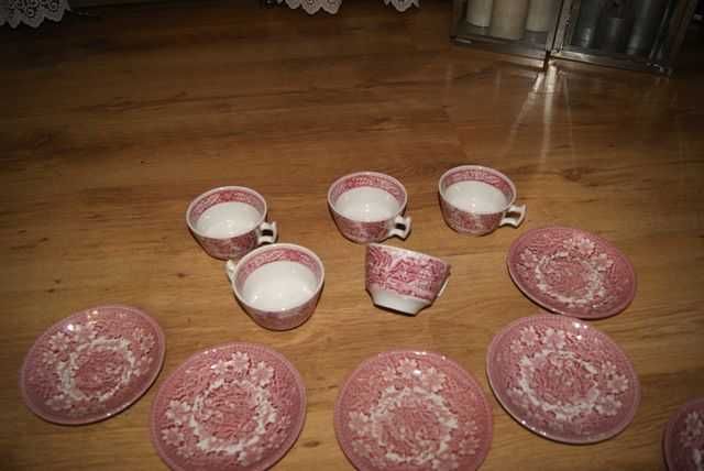 Porcelana różowa Royal Tudor Ware