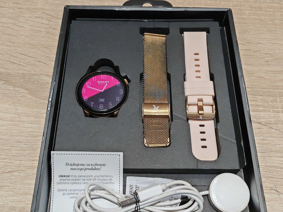 Smartwatch Maxcom FW58 Vanad Pro złoty