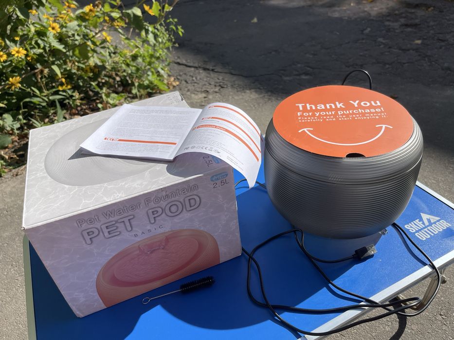 Поїлка фонтан для домашнього улюбленця Pet Water Fountain Pet Pod