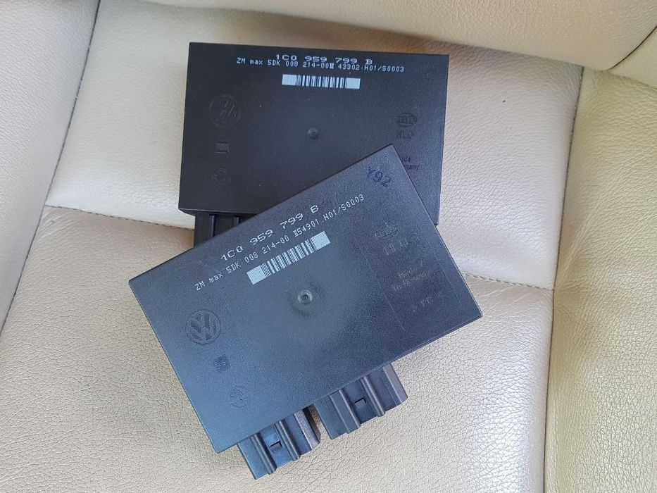 VW Golf 4, Passat, modulo comfort vidros portas, alarme, fecho central