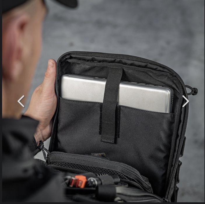 M-TAC сумка планшет laser cut hex black