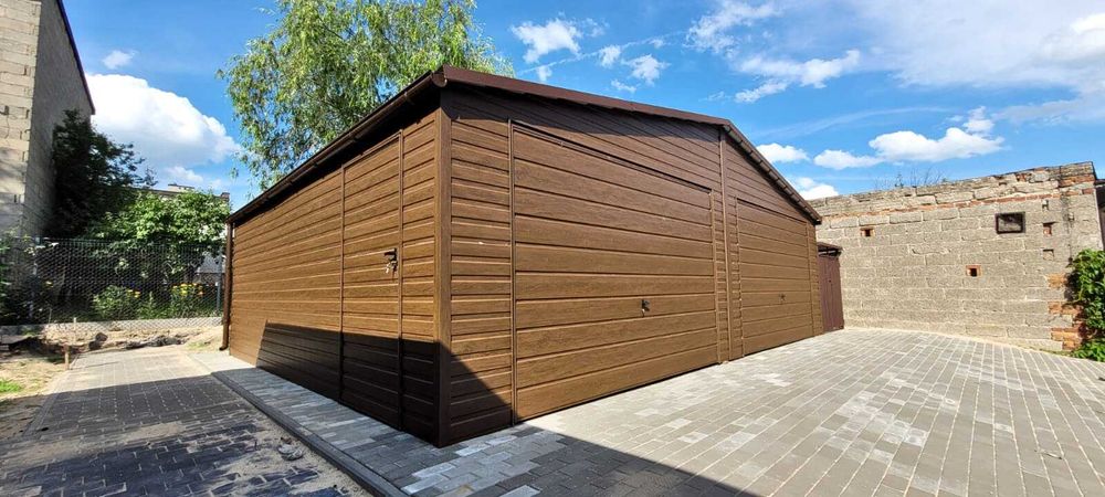 Garaż blaszany, blaszak premium 7,5x5 PROFIL ZAMKNIĘTY, PRODUCENT