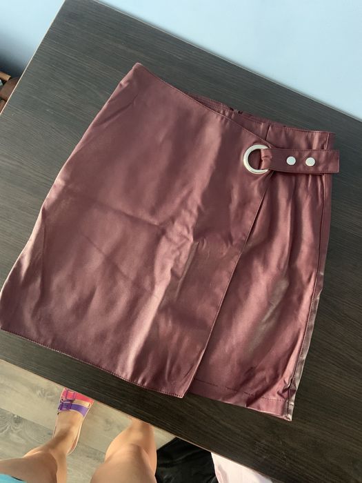 Юбка экокожа