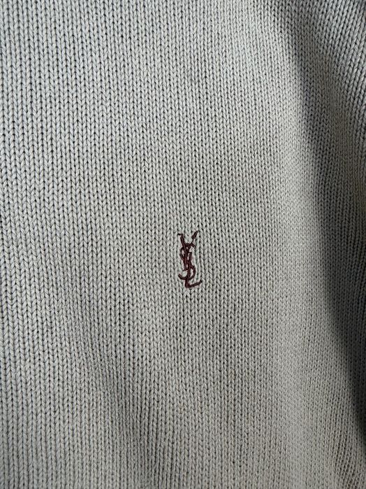 Sweter Yves Saint Laurent Small Logo Zipped