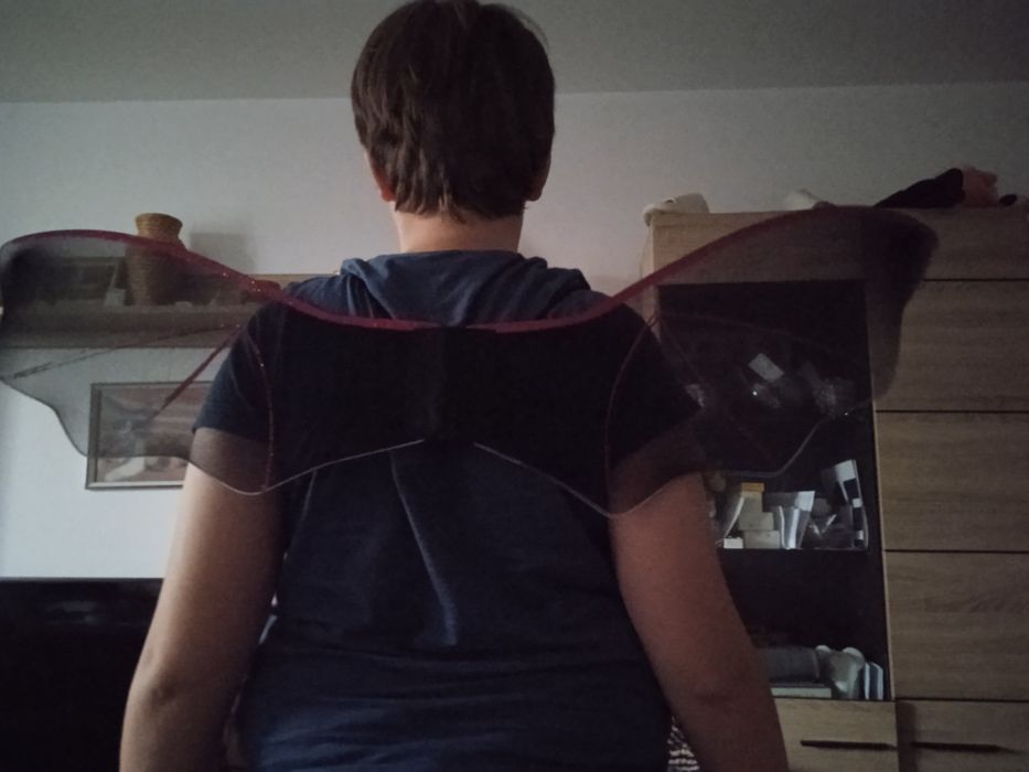 Duże skrzydła nietoperza