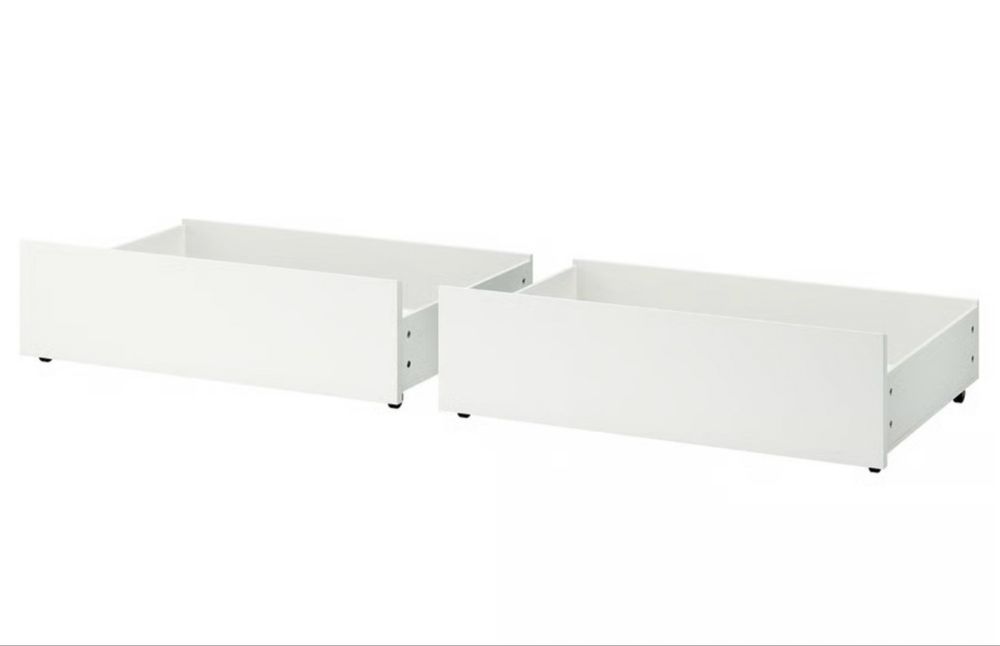 IKEA MALM Pojemniki na pościel (komplet 2 sztuki), kolor biały, numer artykułu: 402.495.41.