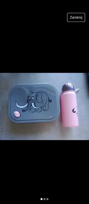 Lunchbox bidon śniadaniówka dla dziewczynki