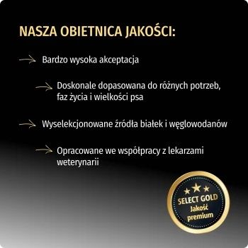 Karma Premium dla psa Complete Maxi Adult Select Gold 12kg plus 5kg