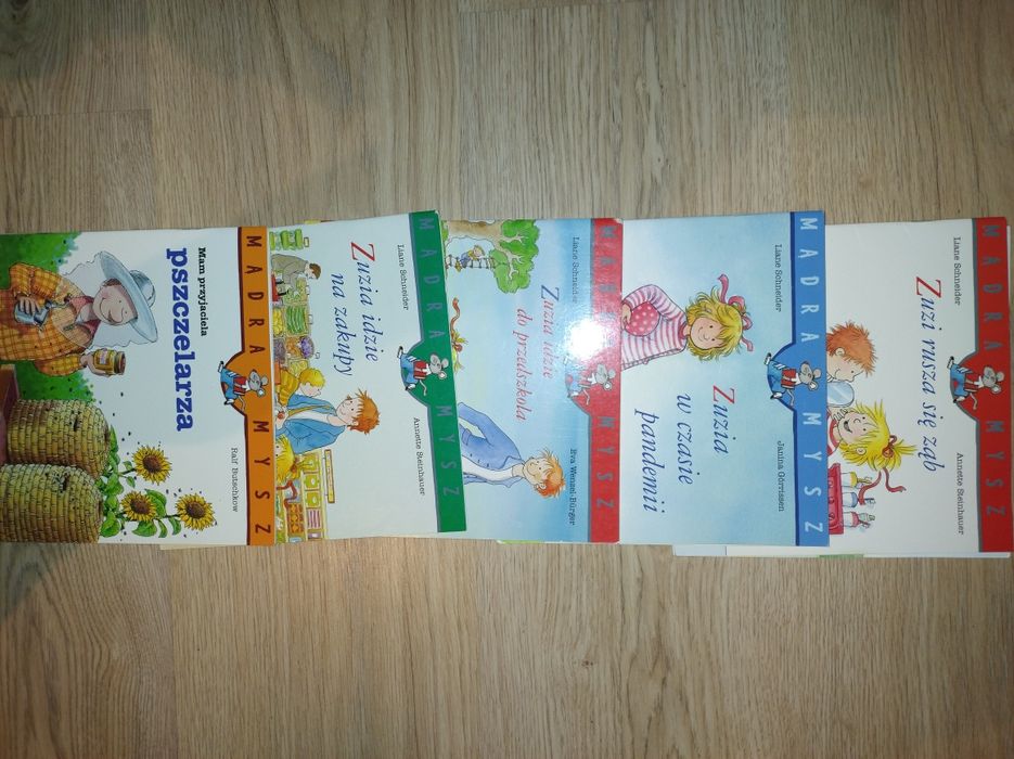 Książki Zuzia, Mądra Mysz 5 sztuk