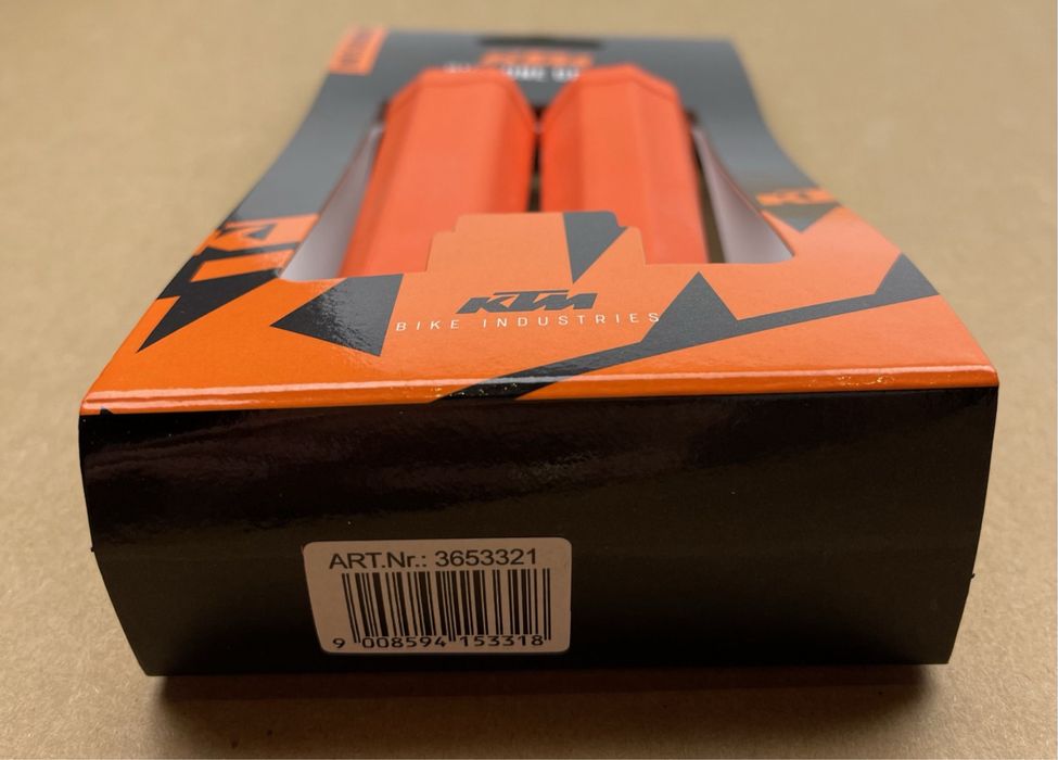 Chwyty rowerowe KTM pomarańczowe silikonowe / 008-032