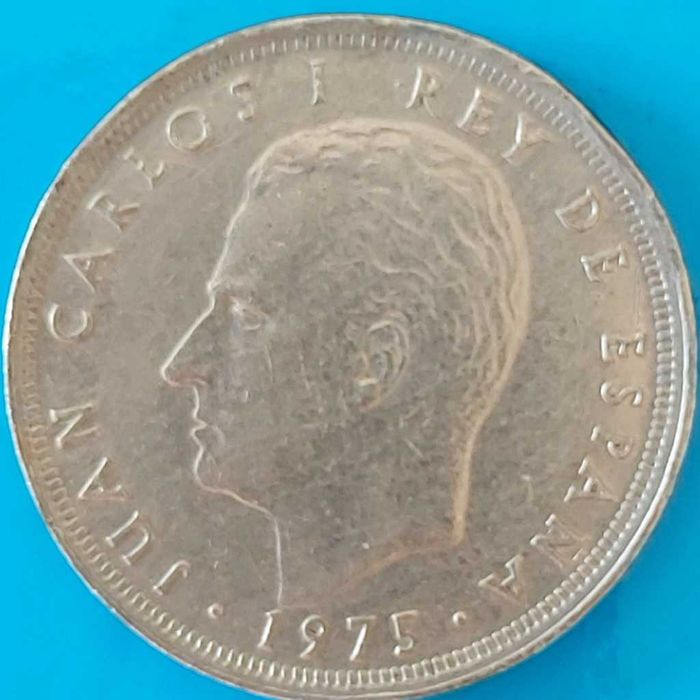 25 Pesetas de 1975*79, Espanha, Rei Juan Carlos I