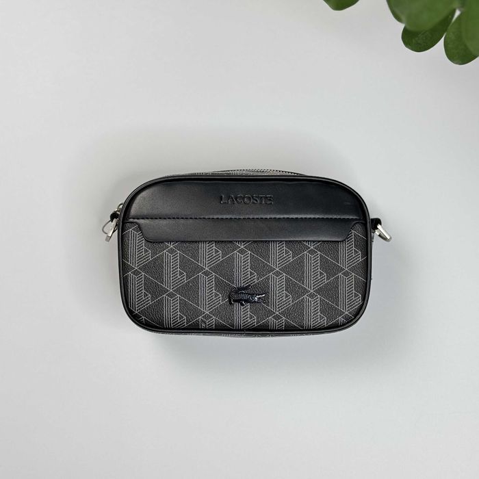 Сумка через плече LACOSTE монограм мессенджер лакост