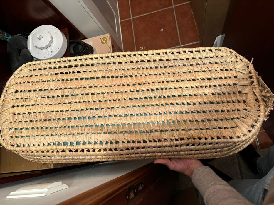 Cesto muda fraldas com colchão