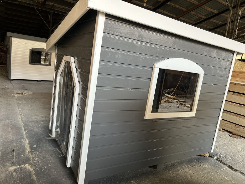 В наявності будка собача велика великих собак буда собакам утеплена